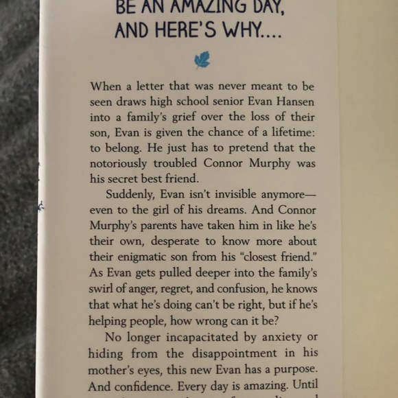 Dear Evan Hansen By Steven Levenson Book - Picture 3 of 4